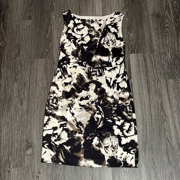 Ann Taylor Black and White Sheath Cocktail Dress - Picture 1 of 9